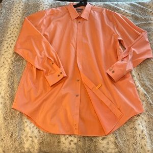 Calvin Klein Slim Fit Men’s Shirt Orange